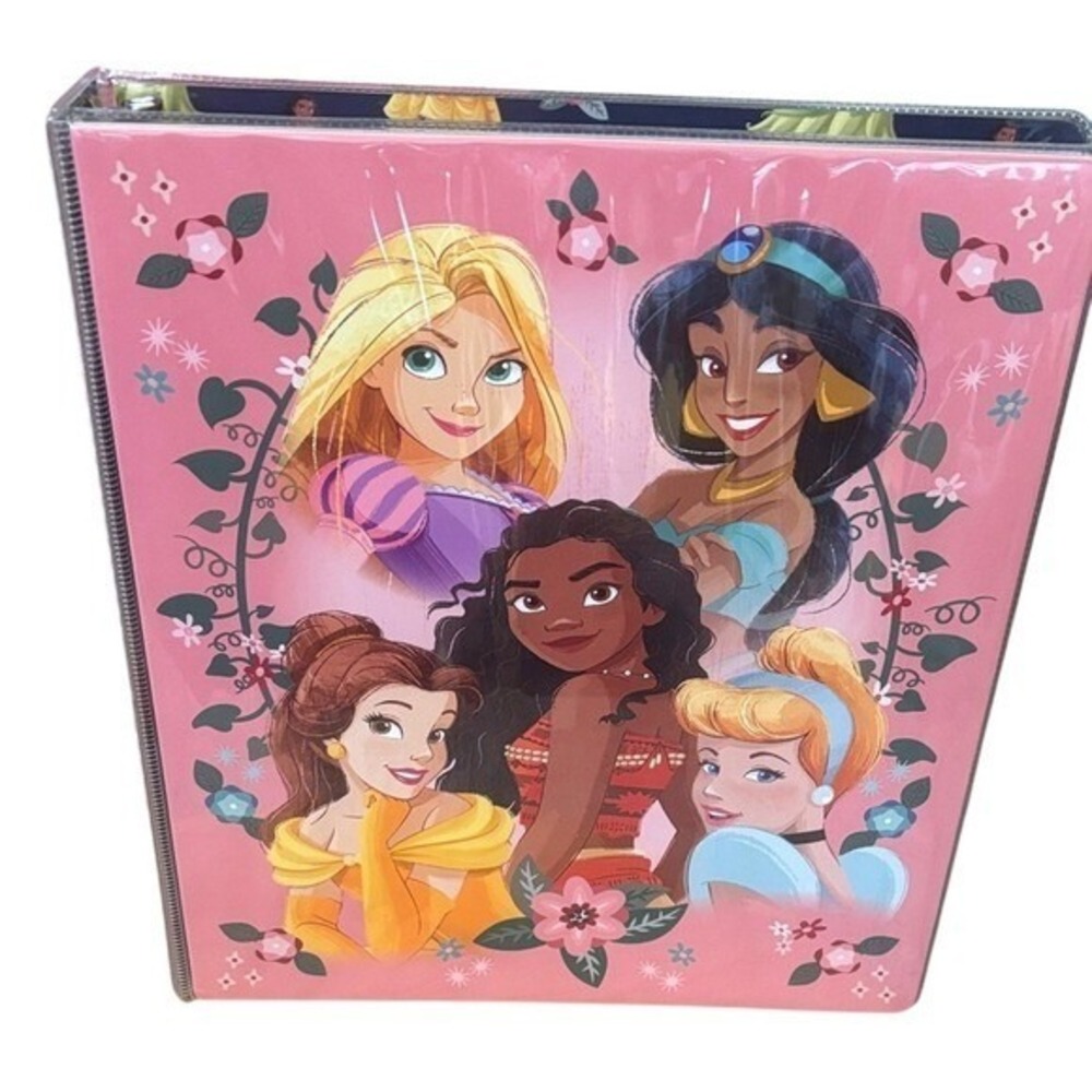 Disney Princess It's A Good Day to be Happy 3-Ring Binder 1" 9.75"x11.5" NEW